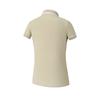 FILA Golf Series Simple Fashion Sports Comfortable Short Sleeve Polo Shirt Women tops Millet-Beige A11W615105FBG