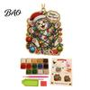 Holiday Home Decoration Making Christmas Hanging Faux Pearl Art Kit for Adult, DIY Bead Ornaments Painting Ornament, Handmade Craft Set Tree