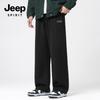 JEEP SPIRIT Herren Locker Geschnittene Gerade Bein Freizeithose