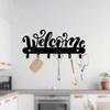 Metal Welcome Hook Key Hanger Modern Home Decor Waterproof Rustproof Durable Birthday Gift