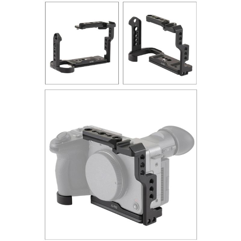 Rotating Top Handle Camera Cage Featuring 360 Degree Rotating for Unobstructed EVF Access During Handheld Use