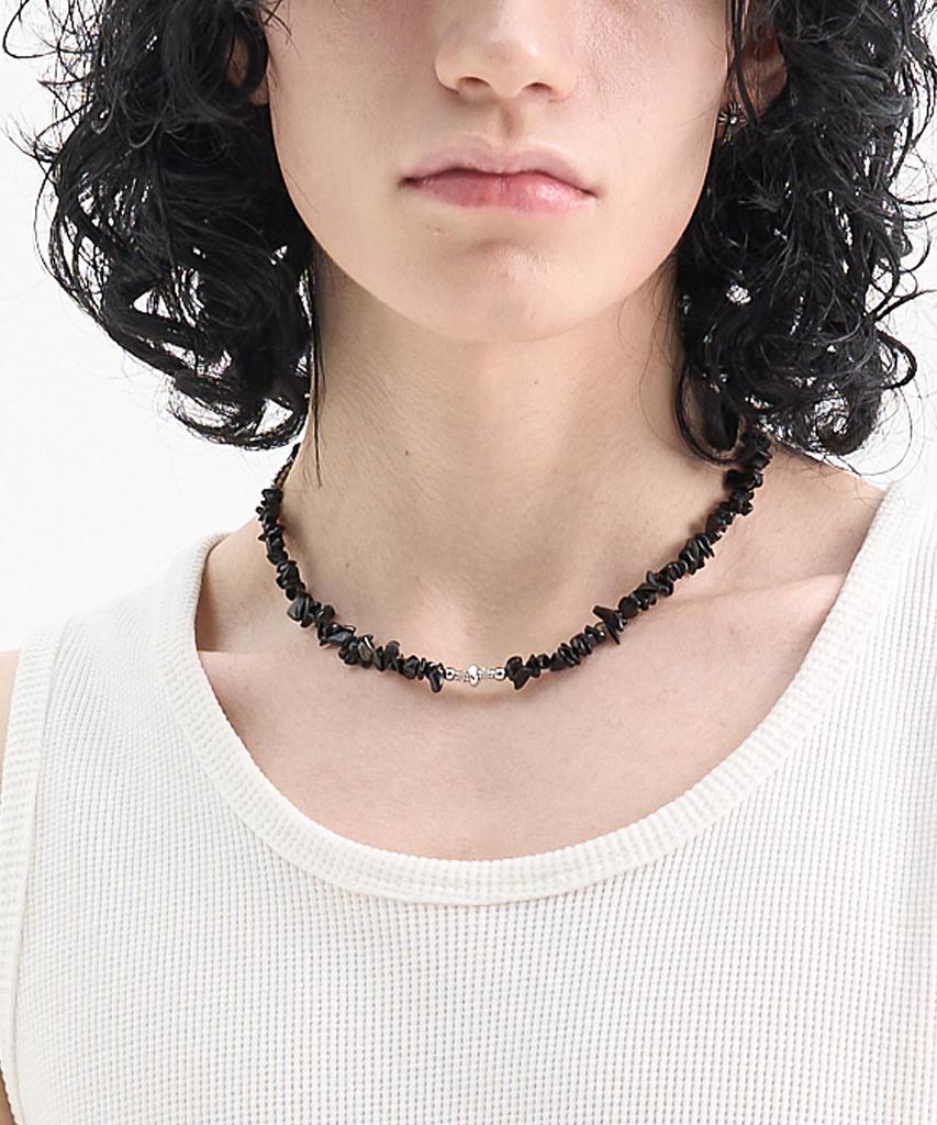 Trip Le Sens Natural Turkish Stone Necklace_Black Stone