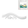 Fustelle in Metallo per Taglio Auto Strada Fai da Te Scrapbooking Goffratura Carta Biglietti Stencil Artigianale