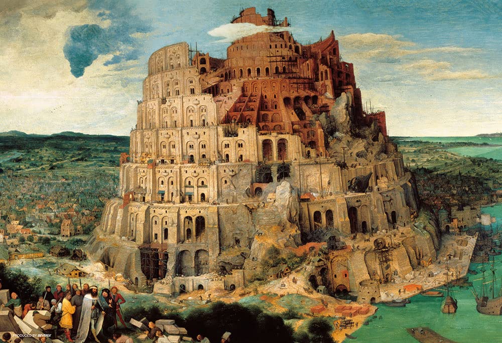 

[Made in Japan] Beverly 1000 Micro-Piece Jigsaw Puzzle: Tower of Babel (26 x 38 cm) 1000M-004