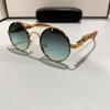 New Retro Imitation Wood Grain Sunglasses Men'S Oval Sun Glasses Women'S Fashion Trend Uv Protection Leopard Glasses