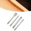 Rhombus Lacing Stitching Chisel Set Leather Craft Kits HSS Punching Stamping Prong Chisel