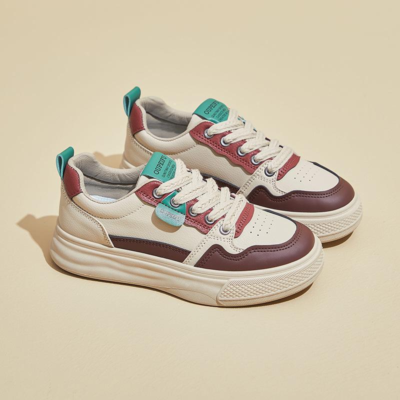 Spring New Ins Female Student Platform Heightening Sports Board Shoes Casual Shoes XF