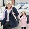 Girls' Color Block Cotton-Padded Winter Parka Jacket 2025