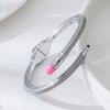Shiny Glitter Pencil Bangle Trendy Fashion Cuff Bracelet Cute Cross Enamel Bracelet  Daily