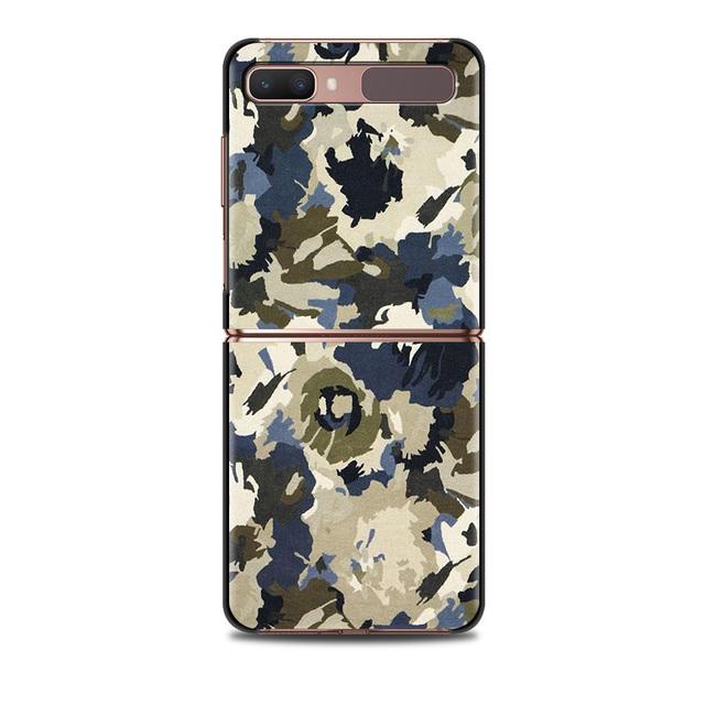 Smartphone Case For Samsung Galaxy Z Flip 3 5g Back Pc Cases Hard Capa Shell Hard Cover Fundas Camouflage Military Army