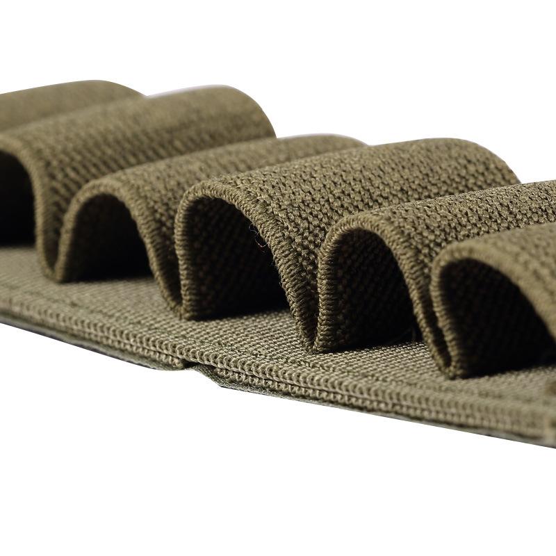 Tactical 6 Shell Holder 12Ga Nylon Carrier Shotshell Pouch