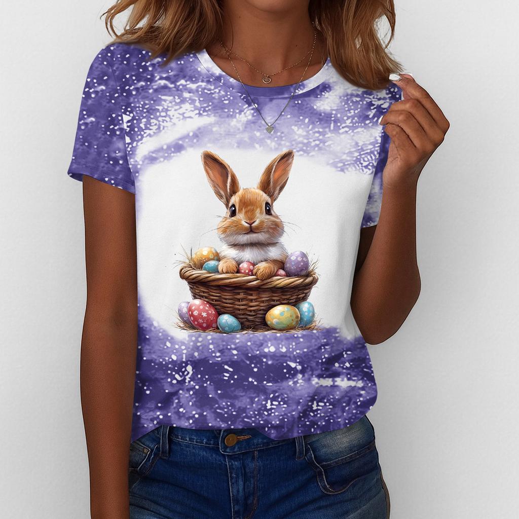 Women's T Shirt Tee Print Short Sleeve Daily Weekend Fashion Basic Regular Top  St. Patrick's Day