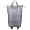 Unisex Expandable Large-Capacity Travel Duffel Bag with Wheels, Foldable Boarding Luggage for Business Trips and Shopping.