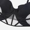 Sexy French Mesh Cotton Lingerie Set: Slimming Supportive Bra for Large Bust