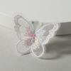 20Pcs Single layer Golden Thread Butterfly Appliques  Bridal Hair Accessories