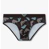Men S 3d Eagle Pattern Poly Brief 0815311043