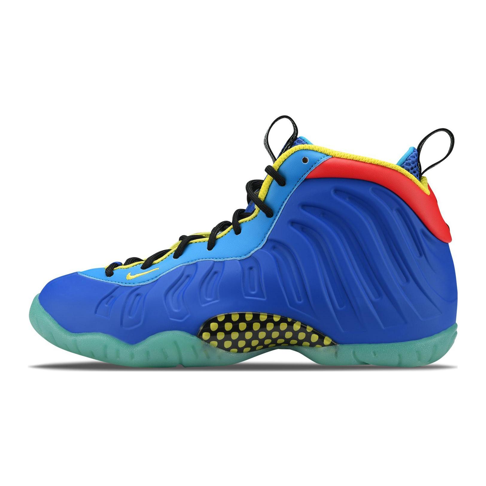 

Новые Nike Little Posite One Разноцветные Игровой Королевский GS DQ0376-400 36