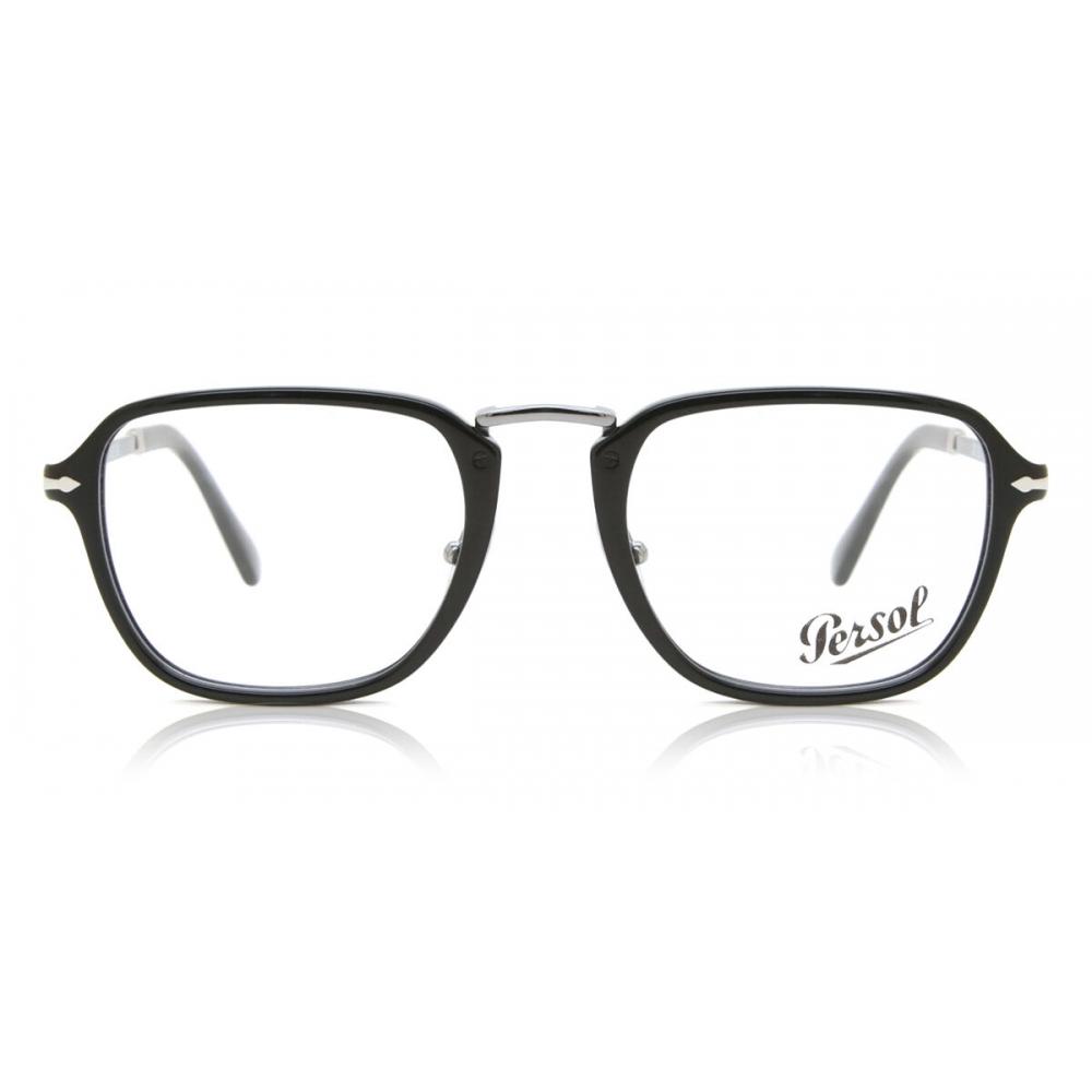 

Persol Po3331v 95 Unisex Eyeglasses Black/52