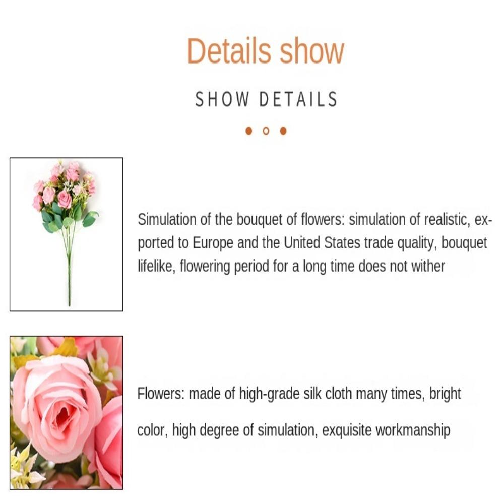 Landscape Imitation Flowers 30cm Fake Flowers Beautiful Artificial Silk Flowers  Spring