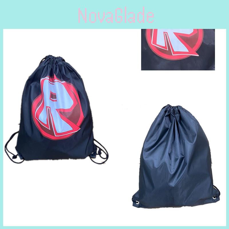 Roblox Backpack For Boys And Girls Durable And Waterproof With Drawstring Closure