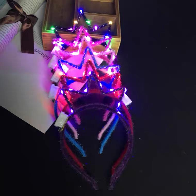 Luminous Feather Rabbit Ears Headband - Graduation Gift