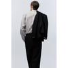 H M Suit Pants Relaxed Fit Black