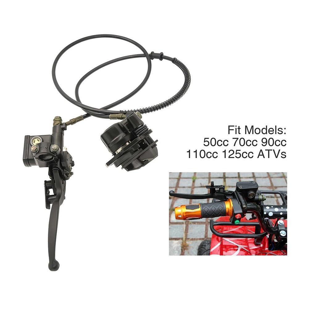 43mm Left Hydraulic Brake Master Caliper Rear Hand Hydraulic Disc Brake Assembly For Most Dirt Bikes ATV Quad 110cc 125cc 140cc