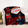 Elvis Presley Las Vegas Blanket Comfortable Perfect for Office Chair Seaside Chair Four Seasons Multipurpose Stylish Decor