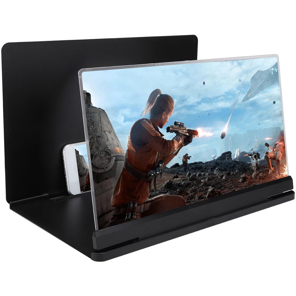 18X Mobile Phone Screen Magnifixer Amplifier 14in Anti Radiation Zoom Prevent Reflective(Black)