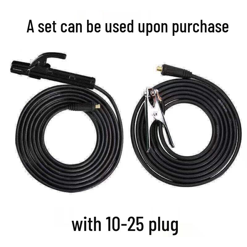 Electric Welding Machine Set: Includes Welding Wire & Ground Wire (16, 25, 35, 50, 70 Sq Mm) - National Standard for Home Use