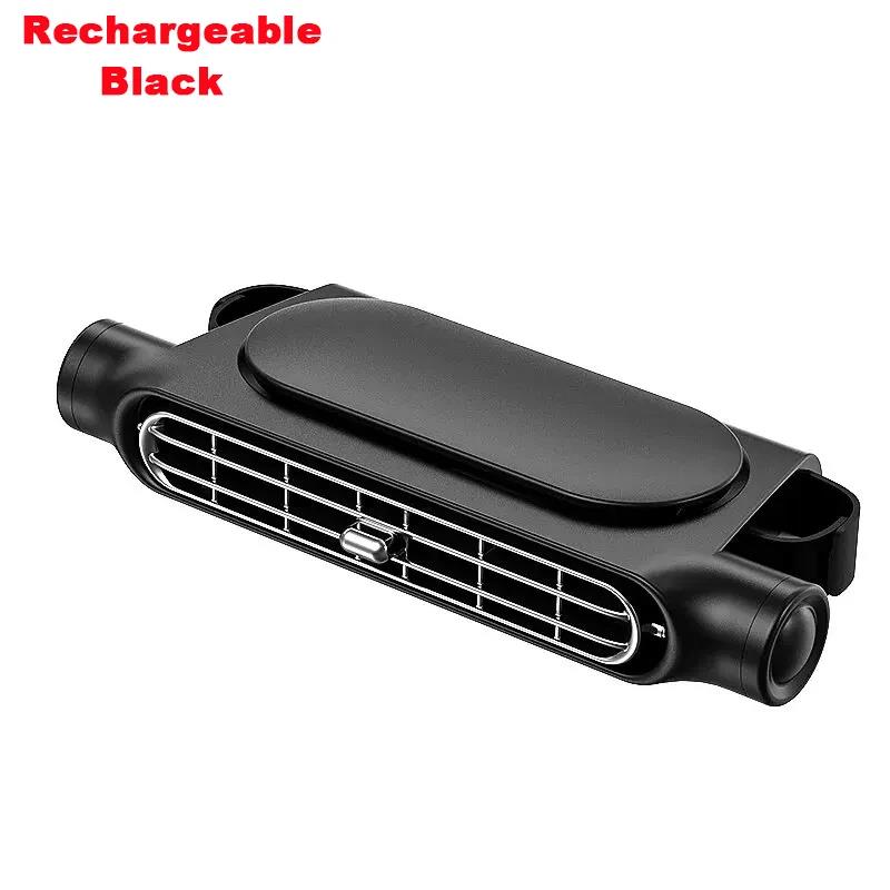 Car Seat Cooling Fan 3 Speeds Adjustable Car Seat Headrest Fan USB Powered Electric Fan Cooling Air Fan For Cars Rear Seat Heat Shields 2