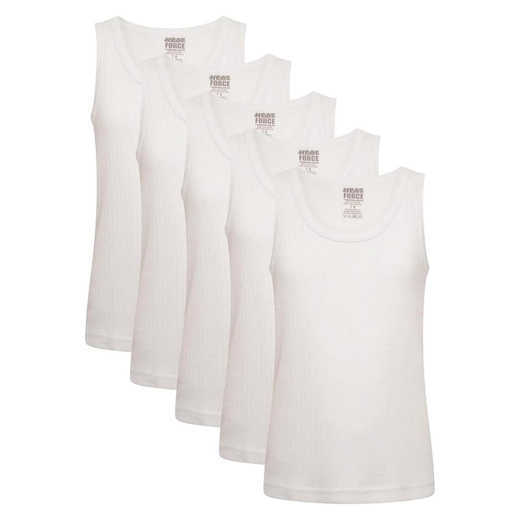 Heatforce Childrens/Kids Thermal Vest Top (Pack of 5)