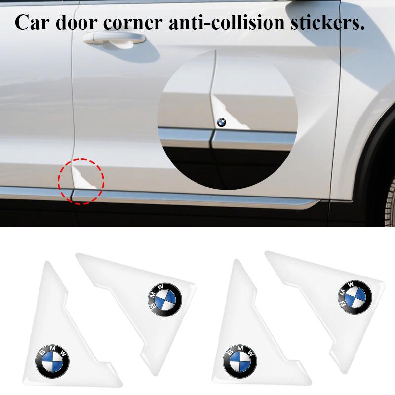 4Pcs Car Door Corner Cover Bumper Crash Protection Stickers For BMW E60 E46 E39 E38 E90 E36 F30 E30 E31 E34 F10 F20 E87 E92