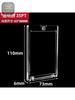 35PT Magnetic Card Case Transparent, Rigid Card Holder Protector for Pokémon, Anime and K-Pop Game and Collectible Cards