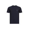 Solid Color Round Neck Casual Short Sleeve T-Shirt Men Tops Navy-Blue 6G1TA6-1J00Z-0922
