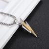 Men's and Women's Hip-hop Long Sweater Niche Lightning Necklace