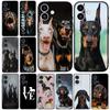 Protective Cover Doberman Dachshund Dog for Apple iPhone 17 16 Plus 13 12 Pro Max Mini X XR Xs ProMax 16E 15+ 17+ Air Phone Case