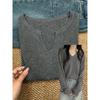 Niche Versatile Loose Collar with Long-sleeved Knitted Sweater Women's Spring Temperament Soft Waxy and Thin Bottoming Top
