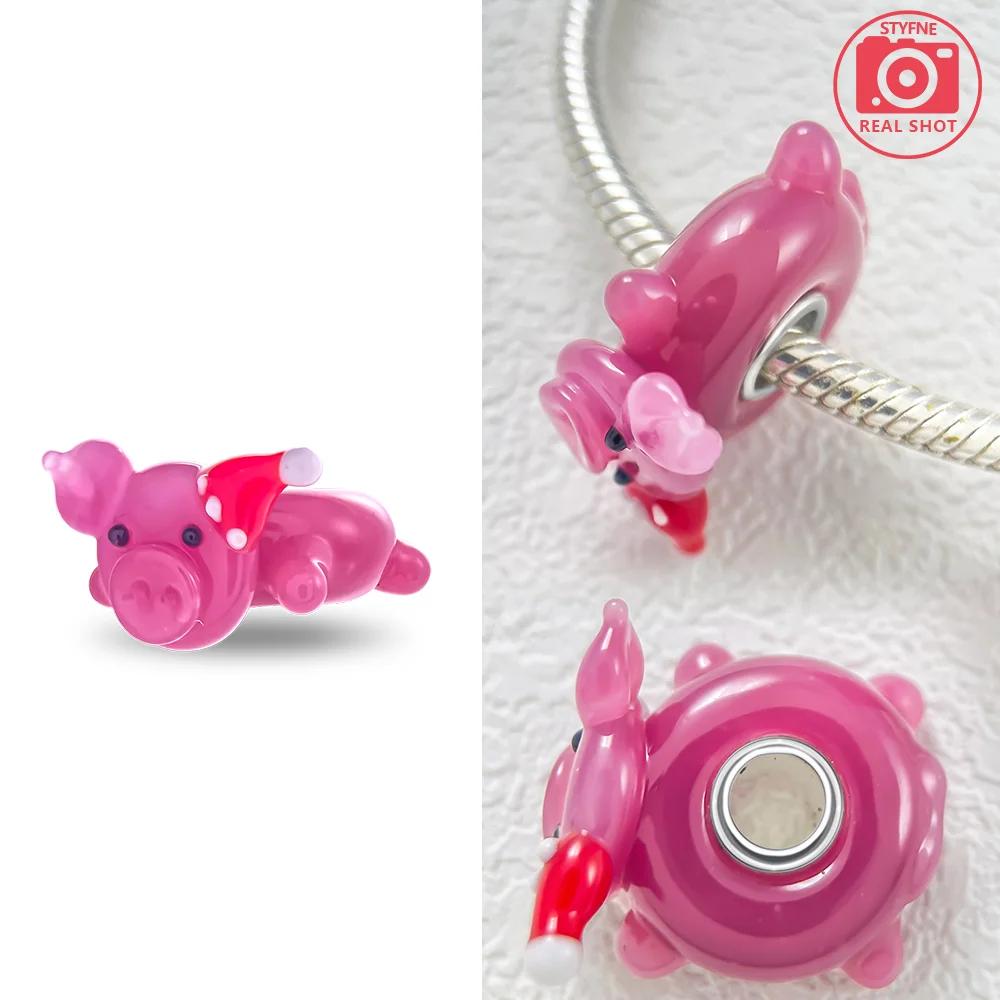 Authentic copper Bracelets Women Diy Gift Murano Jewellery Accessories Charm Bead Charms Bead Charms Flower Blue Star Shape Green Turtle Glass Bead Ch