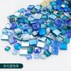 100g Diy Mix Color Glitter Glass Mosaic Stones Mosaic Tiles Glass Pebbles Crafts Material Puzzle For Diy Mosaic Making  Arte