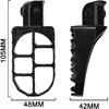 Electric Dirt Bike Foot Pegs CNC for Tutio Tuttio Tutti Soleil 01 Ebike Motorcycle Footpegs Rest Pedal Off-Road E-bike Black