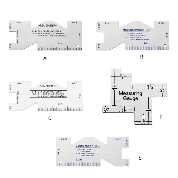 Professional Aluminum Ruler Quilting Ruler for Clothing Pattern Making Measure