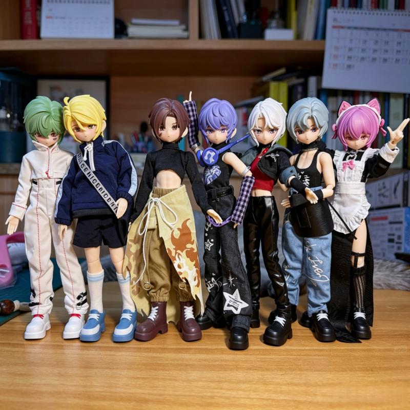 Original Zack Event 8 Points Bjd Blind Box Articulated Action Figure Trendy Collectible Toy Desktop Decoration Gift For Adults