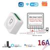 Mini 16A WiFi-Schalter Funktioniert mit der Tuya Smart Life App 2-Wege-Steuerung Smart Home Automatisierungsmodul Schalter Funktioniert für Alexa Google