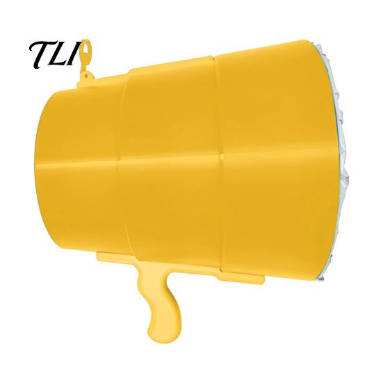 Safe Plastic Air Cannon Handheld Toy, Foldable Single Shot Blast Prank Toy for Kids Vortex Shooter Family Parties, Holiday Birthday Gift Lightweight