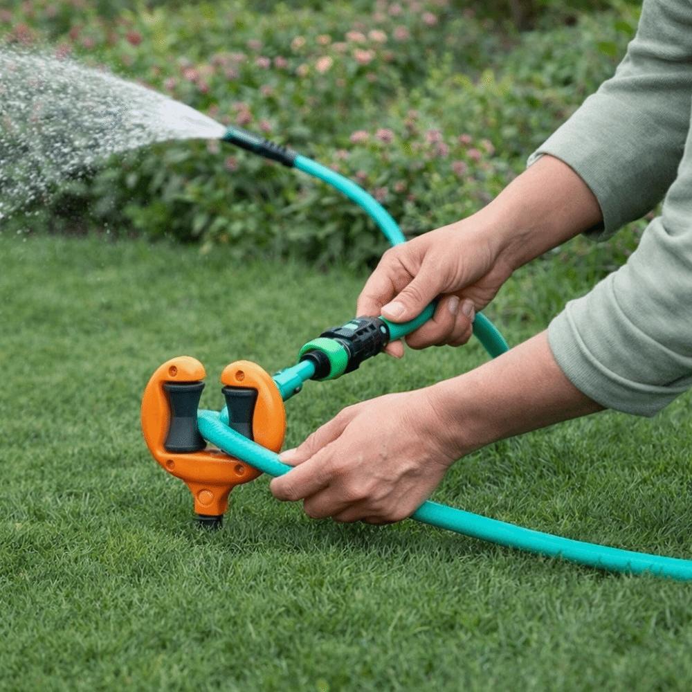 Roller Top Garden Hose Guide Durable Hose Guide Spike Lawn Hose Guide  Flower Irrigation