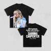 Sabrina Carpenter Coachella T Shirt 2026 Summer New Unisex Women Fashion Pop Star Tour Graphic Cotton Oversized Street Y2K Tshirt