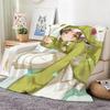 Anime Character C-ChamoS RossoS Throw Soft Warm Throw Blanket for Bedroom Living Room Bed Travel Camping Picnic Gift