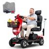 Sweetrich Max Plus tragbarer elektrischer Mobilitätsroller, 24V 20Ah, 6 km/h, Vordertasche und doppelter Getränkehalter, Reichweite bis zu 20 km.