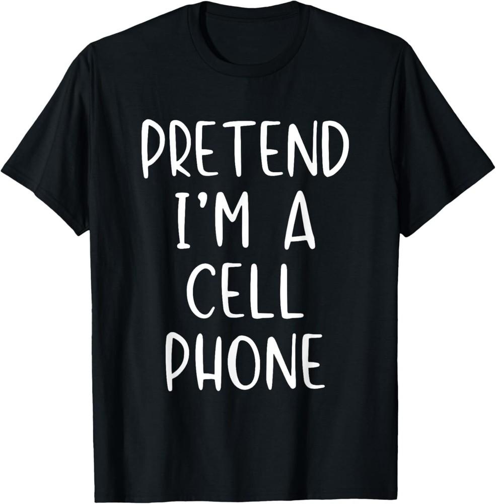 

Pretend Cell Phone Costume Halloween Simple Funny Telephone T-Shirt TRENDING Unisex T-Shirt XXL